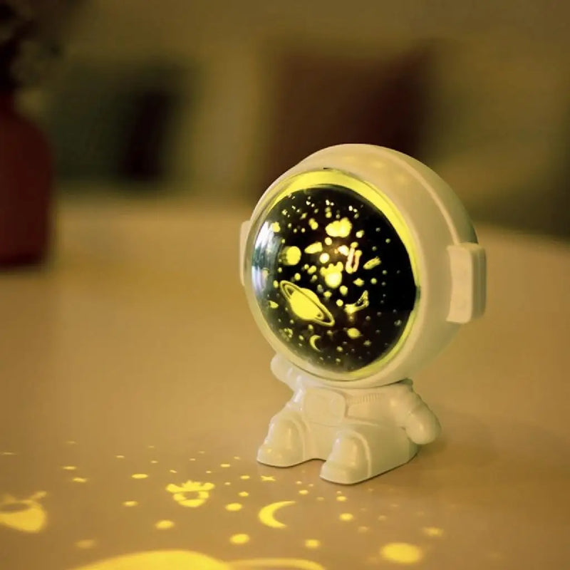 Mini Projetor Astronauta Galaxia para Home Decoração Musica De Criança Quarto Céu Estrelado Galaxy Ws-8805