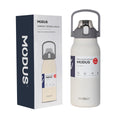 Garrafa térmica de aço inoxidável de grande capacidade com canudo, academia de acampamento ao ar livre 800ml/1700ml