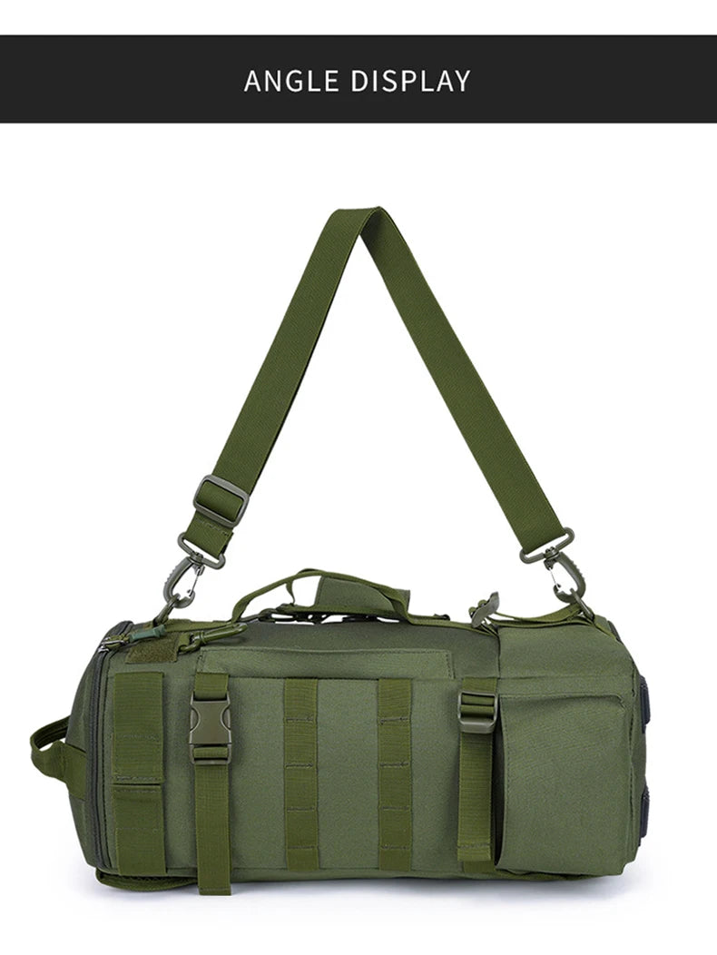Mochila tática para pesca, caça, camping, trekking e viagens ao ar livre