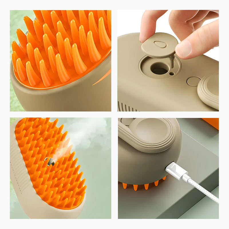 3 In 1 Vapor Brush For Pets