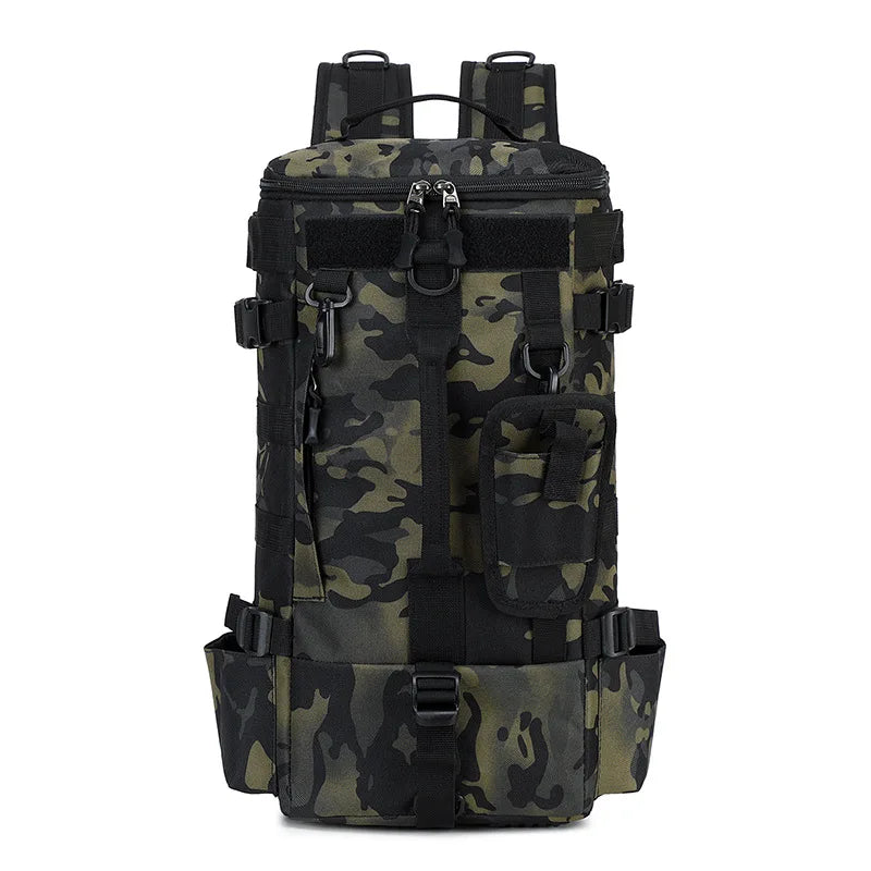 Mochila tática para pesca, caça, camping, trekking e viagens ao ar livre