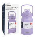 Garrafa térmica de aço inoxidável de grande capacidade com canudo, academia de acampamento ao ar livre 800ml/1700ml