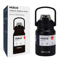 Garrafa térmica de aço inoxidável de grande capacidade com canudo, academia de acampamento ao ar livre 800ml/1700ml