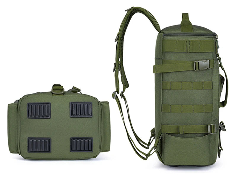 Mochila tática para pesca, caça, camping, trekking e viagens ao ar livre