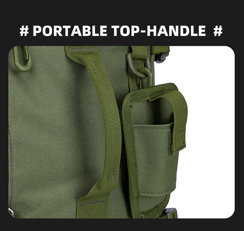 Mochila tática para pesca, caça, camping, trekking e viagens ao ar livre